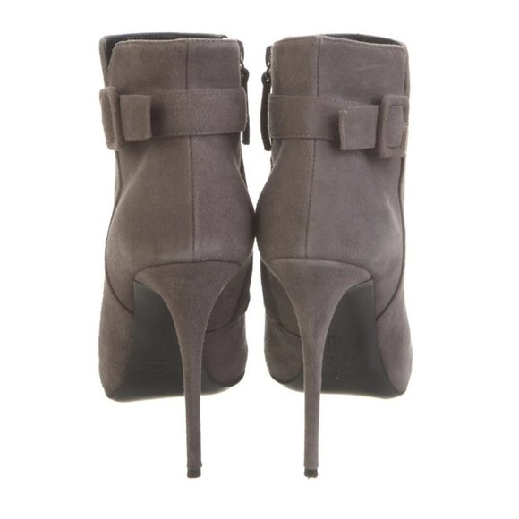 Giuseppe Zanotti Suede Ankle Boots Grey Sz 37.5EU - Picture 5 of 7